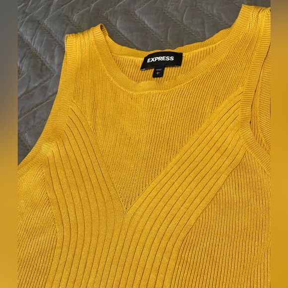EXPRESS | Marigold Knitted Top - Picture 2 of 4